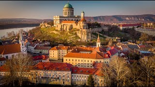 Esztergom  the Basilica the Castle and the City  Hungary  4K [upl. by Urbannal]