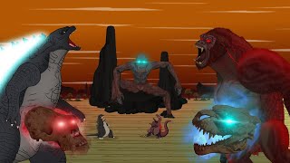 Evolution of GODZILLA x KONG 2 The New Empire  ANIMATION P2  Godzilla amp KONG Cartoon Movies [upl. by Junius]