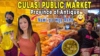 NEW CULASI PUBLIC MARKET  Market Adventure with the Playful Tindera  PRIDE OF ANTIQUE Province [upl. by Bithia]