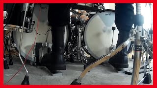 Extreme Foot Technique  Double Bass Drumming shorts [upl. by Annaor]