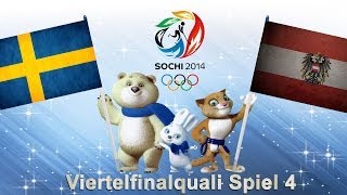 Olympia 2014 Sotchi 022  Schweden  Österreich VF Qualifikation 4 [upl. by Petronilla]