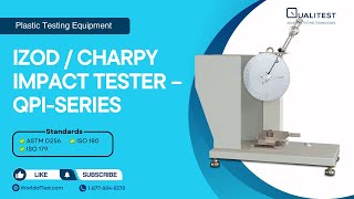 Charpy amp Izod Pendulum Impact Tester for Plastics – QPI Series  Qualitest USA [upl. by Azarcon]