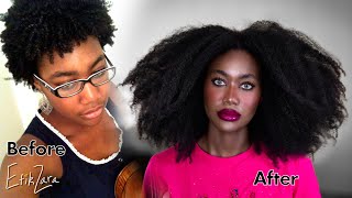 How To ACTUALLY GROW LONG HAIR SUPER FAST 1inch  per MONTH  EfikZara NaturalHair 4C PHRNS [upl. by Deeann]