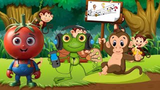 Bandar mama  Bandar mama song  Bandar mama cartoon video kids kidsvideo song animationvideo [upl. by Oram]