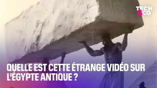 Quelle est cette étrange vidéo sur lÉgypte antique [upl. by Rehtae]