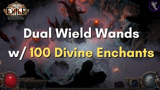 PoE 325 Dual Wield Kinetic Blast w New 100 Divine Rune Crafting Enchants  Path of Exile Settler [upl. by Ava740]