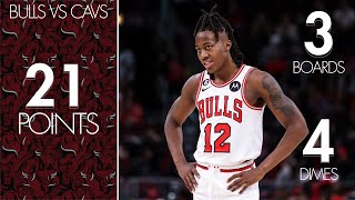 Ayo Dosunmu 21 PTS finds his offense late vs Cavs  February 28 2024 [upl. by Eduam925]