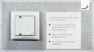 Zehnder CO2 sensor met ComfoAir Q Ventilatiestand instellen [upl. by Donaldson]