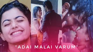 💞Adai mazhai varum adhil nanaivoamae 💞Vaseegara Cover song WhatsApp status 💞 Sriii Creations❣ [upl. by Nolyat937]