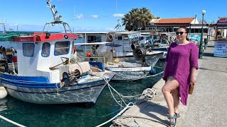 Rhodes Greece looking beautiful in 2023  Faliraki Harbour and Apollo Beach Hotel [upl. by Loy261]