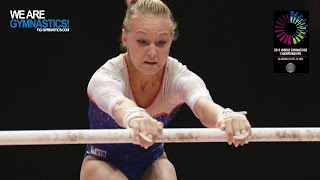 SPIRIDONOVA Daria RUS  2015 Artistic Worlds  Qualifications Uneven Bars [upl. by Nylekcaj]