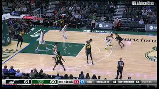 Keyonte George in isolation against Giannis [upl. by Nehtanoj]