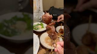 Cheap and delicious Yakitori in Tokyo 焼き鳥 yakitori [upl. by Dumond]