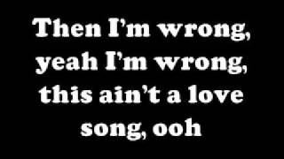 Bon Jovi  This Aint a Love Song lyrics [upl. by Oribella]