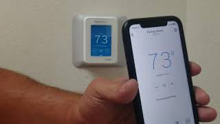 Geofencing and Scheduling on Honeywell T10 Pro Thermostat [upl. by Enenstein]