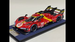 Review Looksmart 118 Ferrari 499P AF Corse 5th Place Le Mans 2023 [upl. by Avonasac]