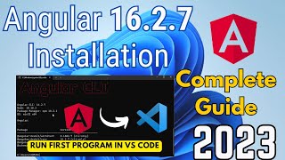 Easy Angular Project Setup in Visual Studio Code 2023  Complete Angular Setup Guide [upl. by Rutledge]