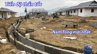 Làng Nậm Tông mới bắt đầu triển khai lắp cống rãnh khu 10 nhà  khu 1 [upl. by Cralg]