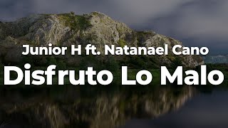 Junior H ft Natanael Cano  Disfruto Lo Malo LetraLyrics  Official Music Video [upl. by Elraet]