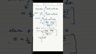 Evaluate integral using reduction formula in terms of beta gamma Shorts [upl. by Nojram851]