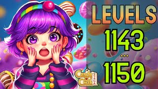 Levels 11431150 🍬✨ Candy Crush Saga [upl. by Macintyre]