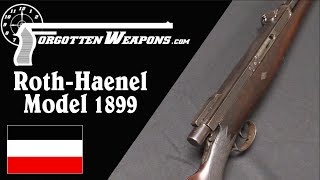 Roth Haenel Model 1899  The First Semiauto Sporting Rifle [upl. by Ylle]