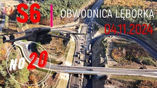 S6 OBWODNICA LĘBORKA 04112024 FILM NR 20  4K  Dji Mavic 3 Pro [upl. by Platas]