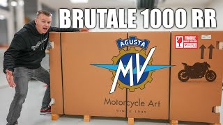 2024 MV AGUSTA BRUTALE 1000 RR Unboxing 208HP  First Start  Exhaust Sound [upl. by Anera324]