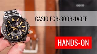 HANDSON Casio Edifice ECB30DB1A9EF [upl. by Culbert]