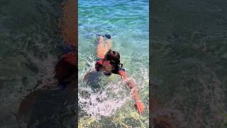 Kolymbia sea vacation sea swimming sunny Greece fun fyp shortsfeed nature travel [upl. by Eilujna]