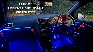 How to install ambient lighting in any car at home [upl. by Pedrick]