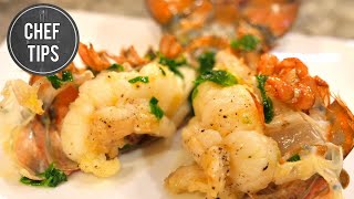 How to Cook Lobster Tails  Garlic Butter Lobster Tails Recipe  Chef Tips [upl. by Innad]