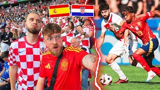 Spanien vs Kroatien  EM Stadionvlog 🇪🇸🇭🇷  LAMINE VERZAUBERT EUROPA 😱  ViscaBarca [upl. by Dittman]