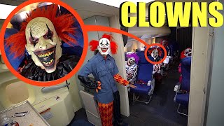 if you ever see clowns on an airplane RUN off the plane immediately [upl. by Alyakam569]