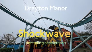 Shockwave Drayton Manor off ride includes accelerator [upl. by Sacci]