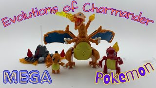 MEGA Pokémon Charmander Evolutions Opening Timelapse Build and Review [upl. by Jenine]