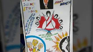 Women Empowerment Drawings Respect Every Women [upl. by Rehotsirk664]