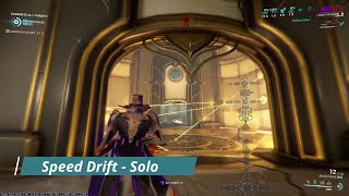 Warframe  Speed Test  Speed Drift  Solo [upl. by Anson]