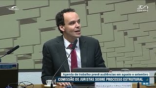 Processo estrutural comissão de juristas sobre o tema aprova plano de trabalho [upl. by Eirbua]