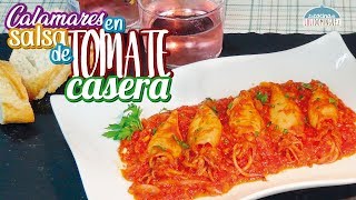 Calamares en salsa casera de tomate Loli Domínguez  Semana Santa [upl. by Einnod]