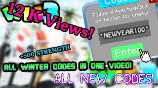 ALL NEW CODES 500 Strength  🏋️❄️Weight Lifting Simulator 3  Roblox🏋️❄️ [upl. by Yelah23]