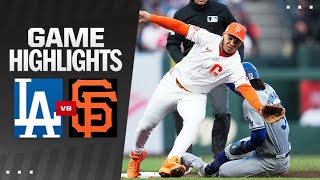 Dodgers vs Giants Game Highlights 51424  MLB Highlights [upl. by Rialc]