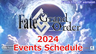 FGO NA 2024 Events Banner List [upl. by Lachish458]