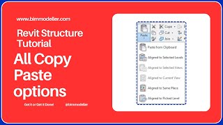 05Revit Structure All about Copy and Paste From Clipboard in Revit [upl. by Devehcoy818]