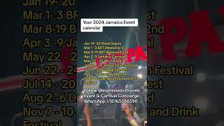 Jamaica 2024 Event Calendar [upl. by Jemena]