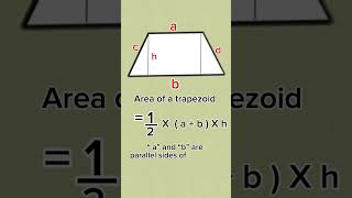 The Trapezoid formula maths trapezoid mathformula formula [upl. by Willa]