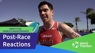 PostRace Reactions  STEFAN DANIEL  MEN’S PTS5 WORLD CHAMPIONSHIPS [upl. by Einaffit108]