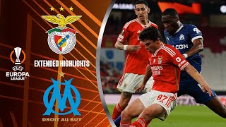 Benfica vs Marseille Extended Highlights  UEL QuarterFinals 1st Leg  CBS Sports Golazo [upl. by Garrick]