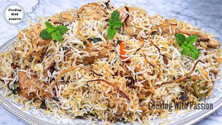 White Chicken Biryani Recipe For 12 KG BASMATI Rice Chicken Biryani For Dawat Eid  Any Occasion [upl. by Horner]