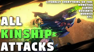 Monster Hunter Stories 2  ALL Kinship Attacks [upl. by Natsyrt]